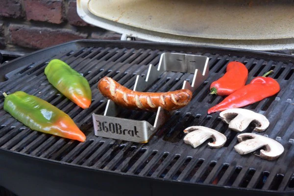 360 Brat Bratwursthalter aus Edelstahl | Aganjok - Image 3