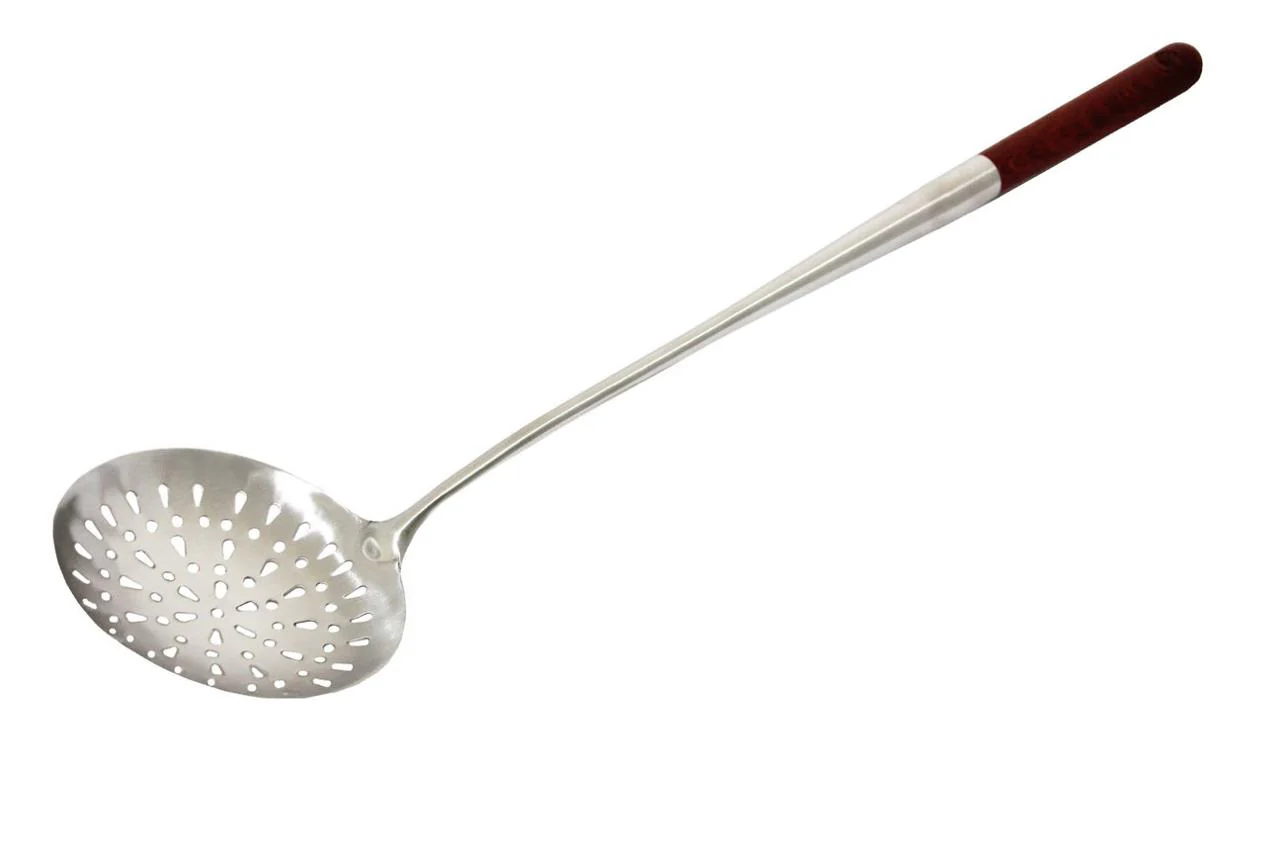3er Edel-Luxus Set – Schaumlöffel 50 cm + Schöpflöffel 50 cm + Küchenspatel 43 cm, Holzgriff - Image 2