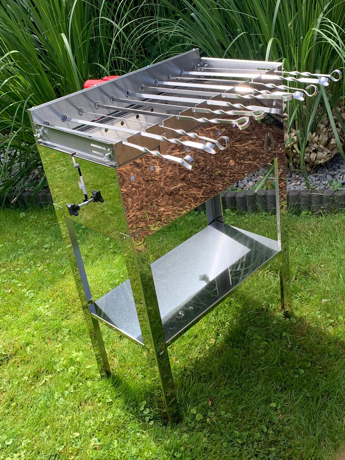 BIG Gerd Schaschlik Mangal Grill mit Multi-Drehspießaufsatz | Aganjok - Image 3