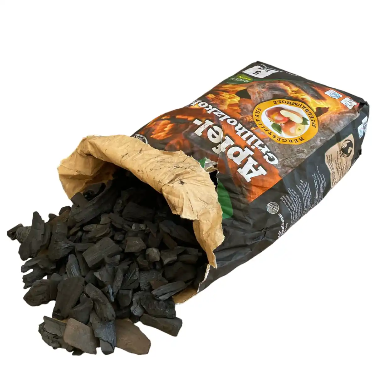 Doppelpack – 10 kg Apfelholzkohle – Fruchtiges Aroma | Aganjok - Image 3