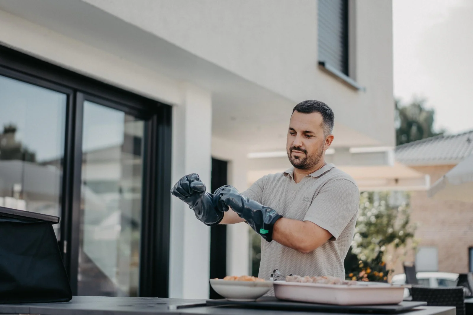 HEATPRO Hitzeschutzhandschuhe – grau – Grip & Schutz für Schaschlik & Grill - Image 5