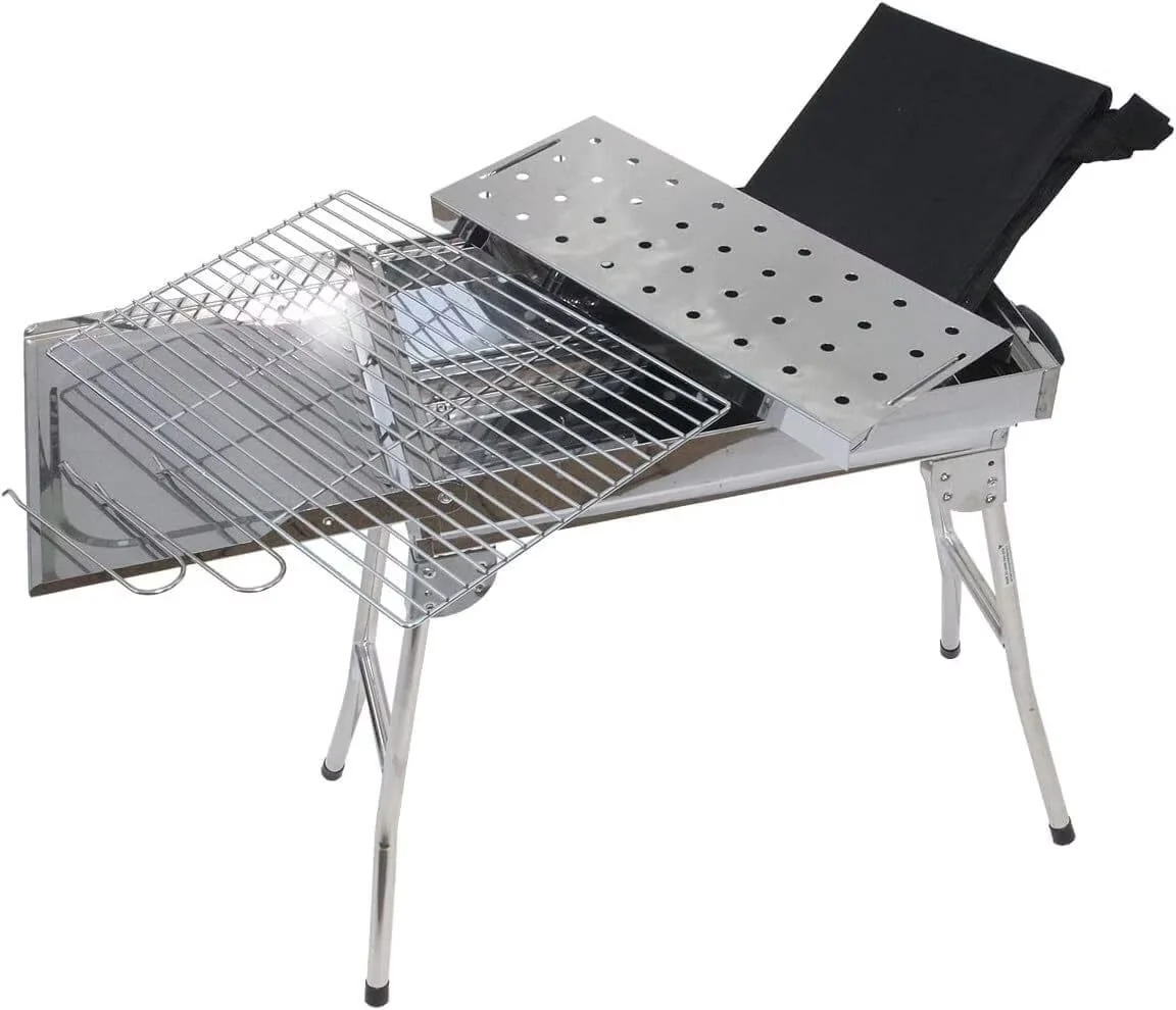 Aladin - Mobiler Edelstahl-Mangal mit Tragetasche | Aganjok - Image 2