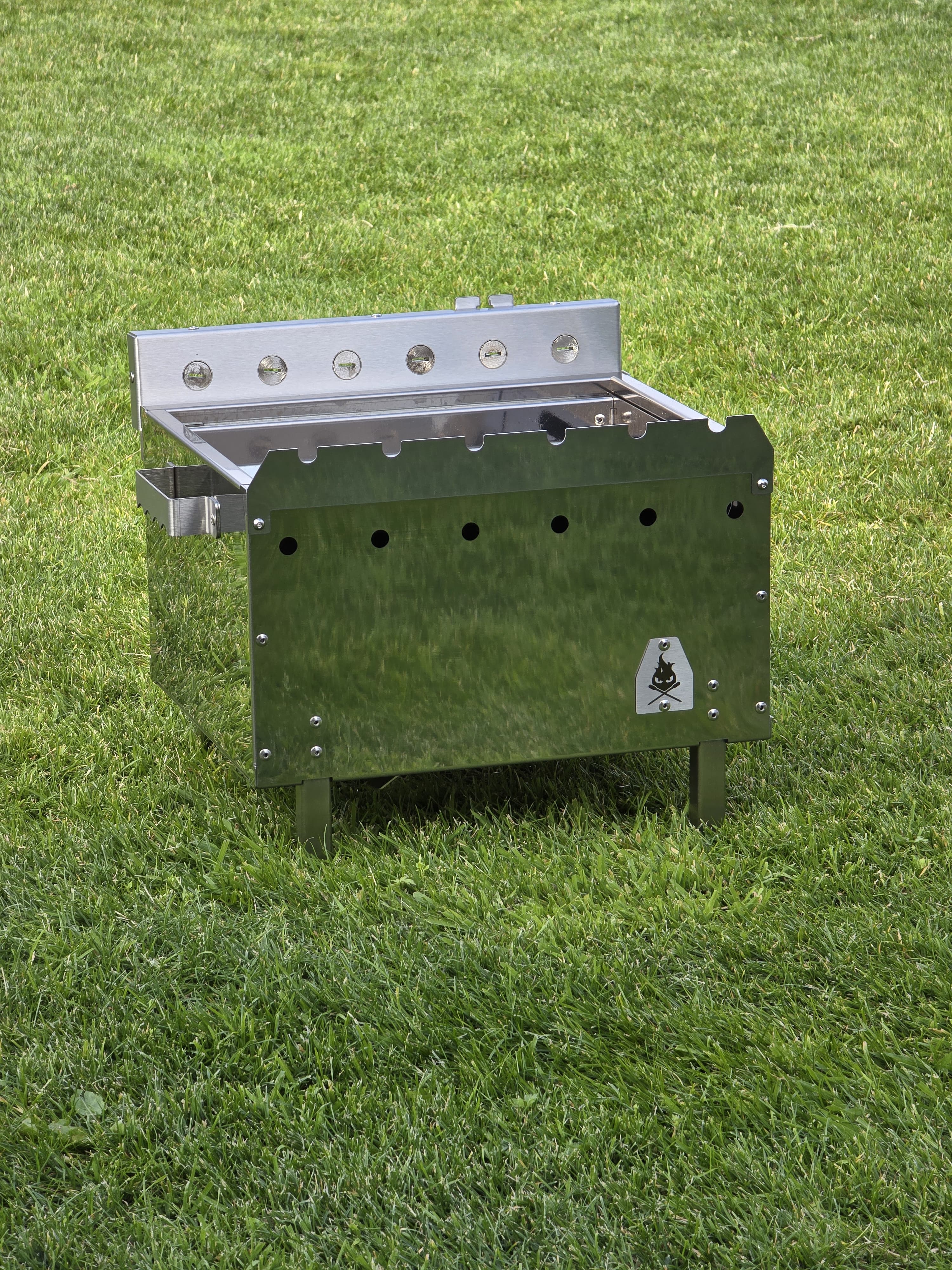 Kubik Mangal Schaschlik-Grill mit Drehspießaufsatz | Aganjok - Image 2