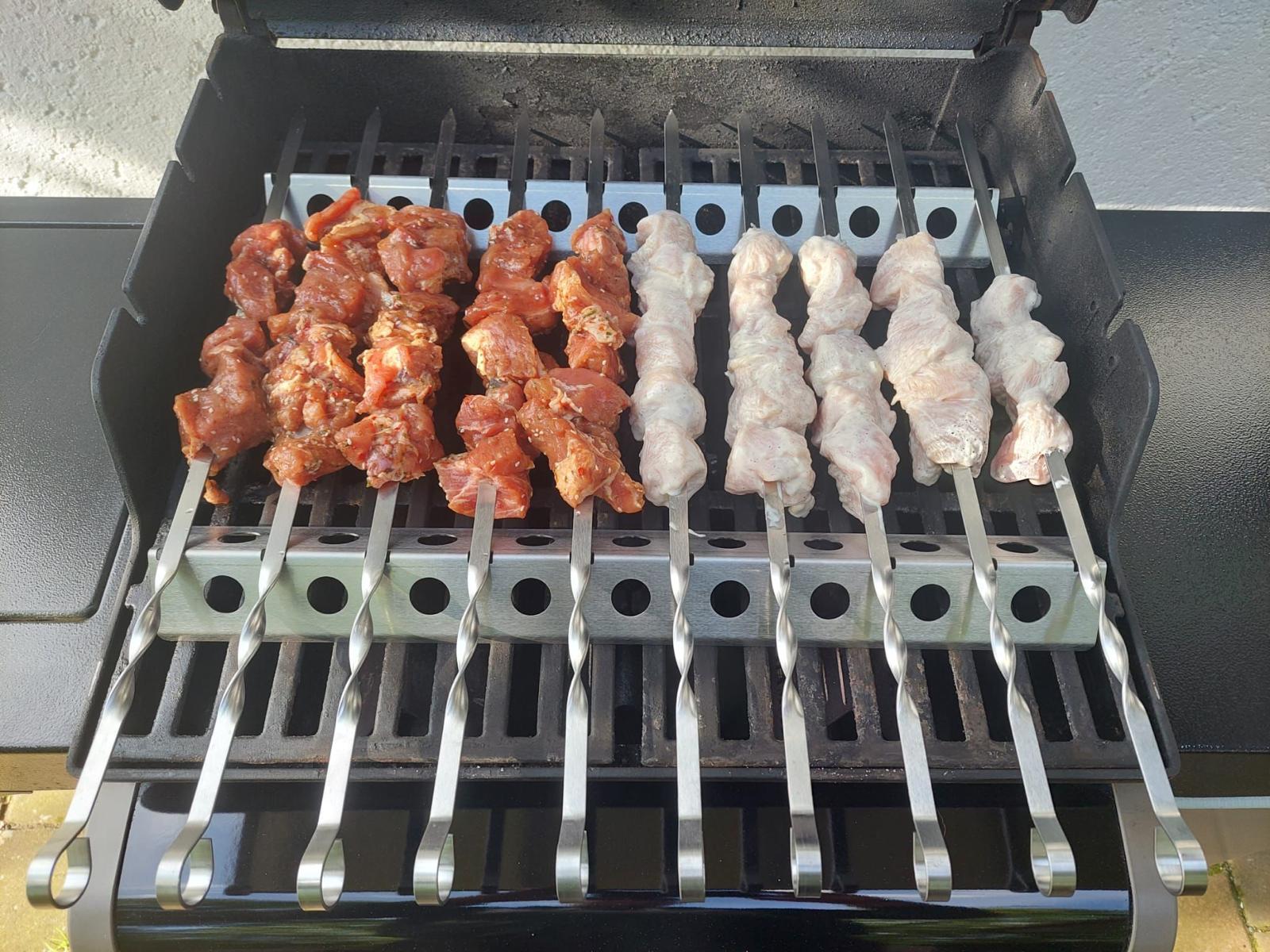 Schaschlik Spießaufsatz für Gasgrill – für 10 Spieße | Aganjok - Image 4