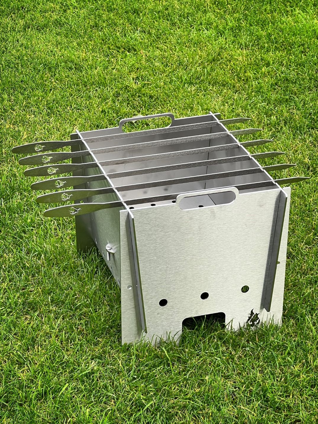 Stecki Edelstahl Mangal – Hochwertiger Steckgrill für Schaschlik | Aganjok - Image 3